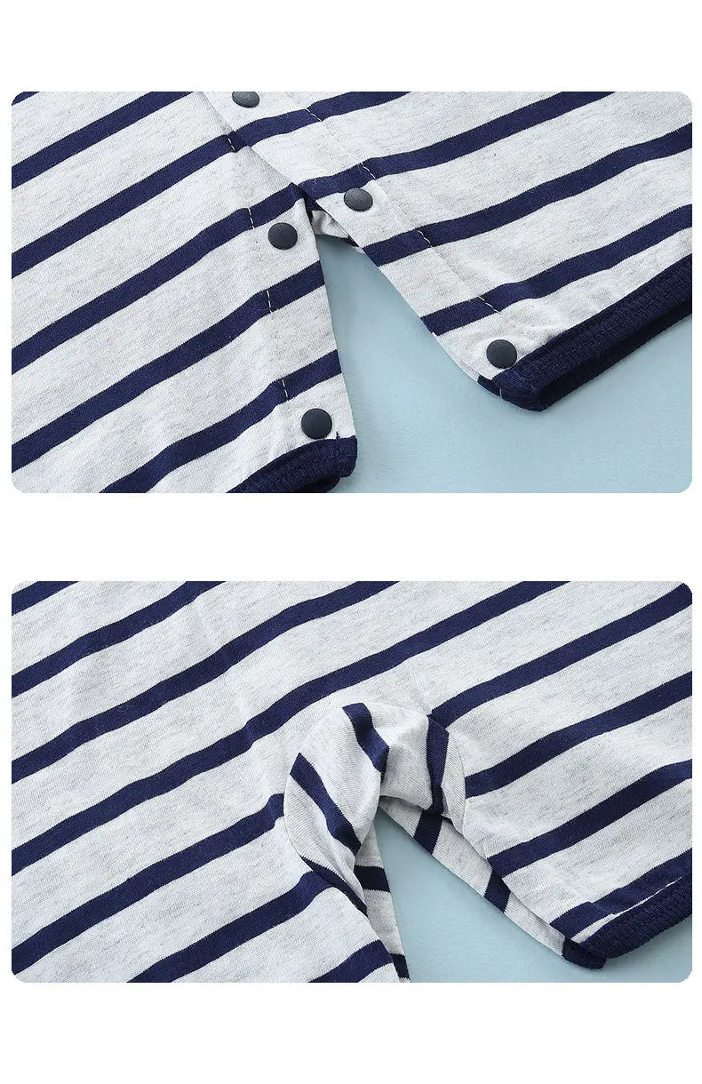 Baby clothes summer thin 0-12 months jumpsuit pajamas pure cotton infant baby suit super cute crawl suit