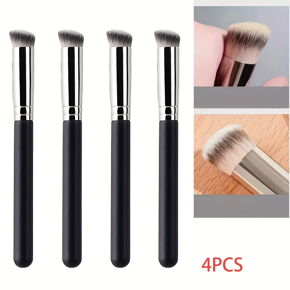 Ultra-Soft Kabuki Makeup Brush | Flawless Foundation & Contour