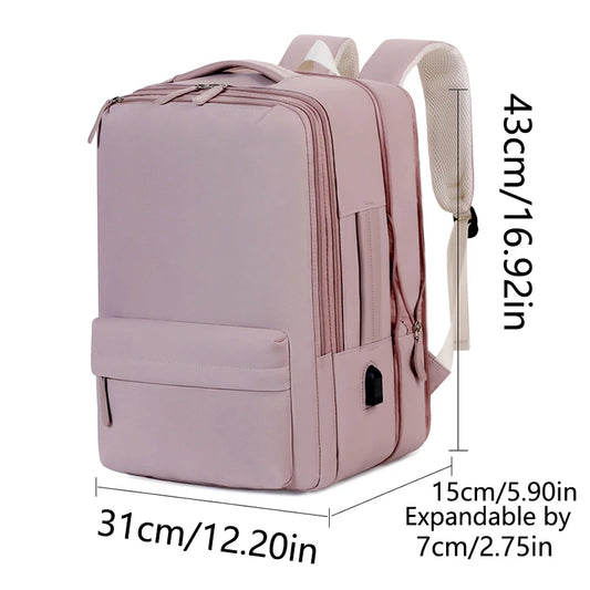 Mochila elegante de viaje de negocios para mujer | Diseño de gran capacidad
