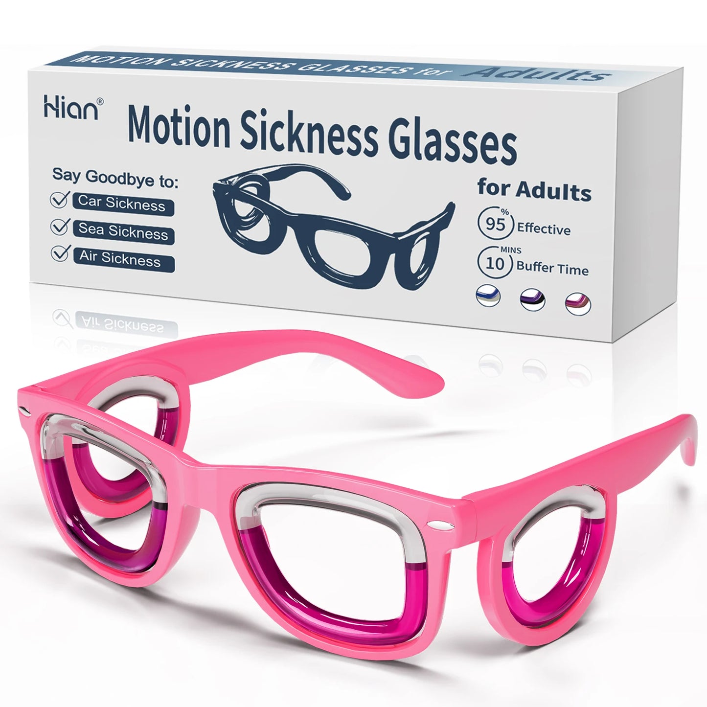 Anti-Motion Sickness Glasses | Lightweight Travel Nausea Relief