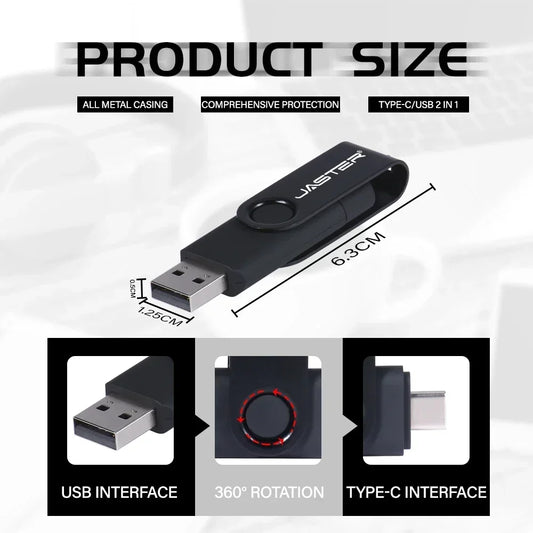 Creative Type-C USB Flash Drive – Reliable Memory Storage