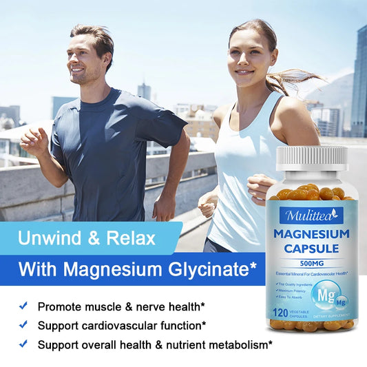 Magnesium Capsules for Joint & Heart Health | Relax & Sleep Better