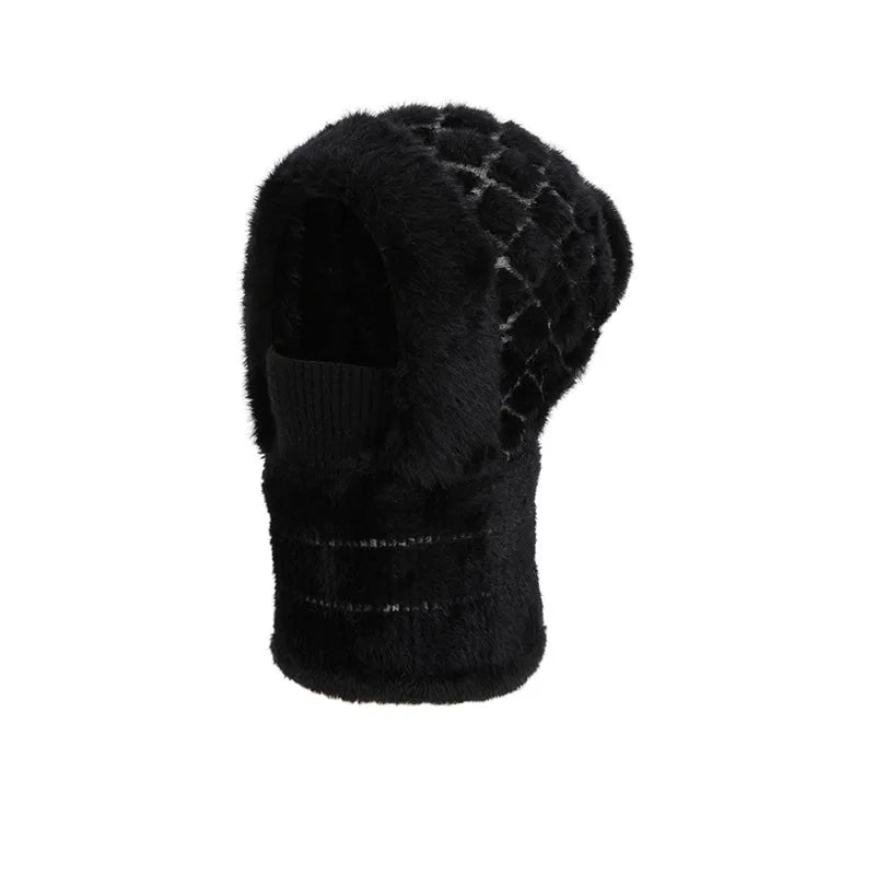 Women's 3-in-1 Fleece Lined Cycling Balaclava | Winter Windproof Hood