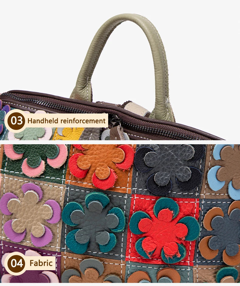 Mochila de Viaje de Cuero Elegante para Mujer | Versátil y Chic