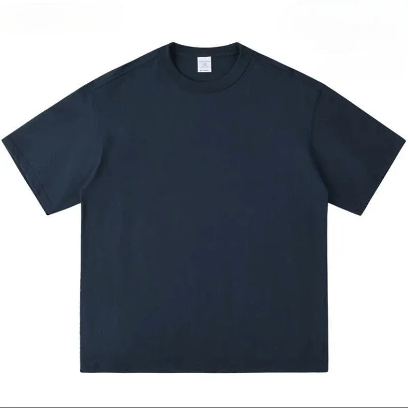 Men's Oversized Heavyweight T-Shirt | Casual Solid Color Tee