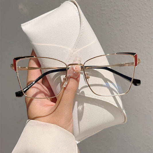 Gafas de ojo de gato de moda para mujer | Elegantes gafas con filtro de luz azul