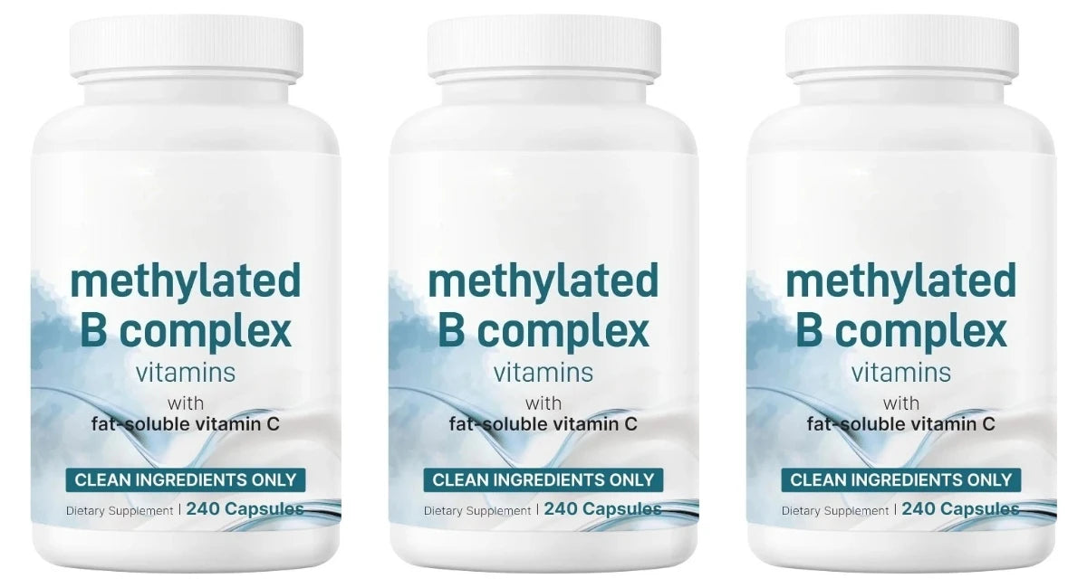 Methylated B Complex Capsules for Energy & Neurological Health