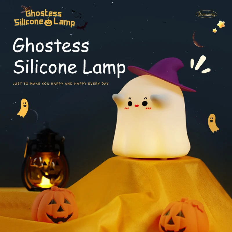 Halloween LED Night Light | Adorable Mushroom, Pumpkin & Ghosts