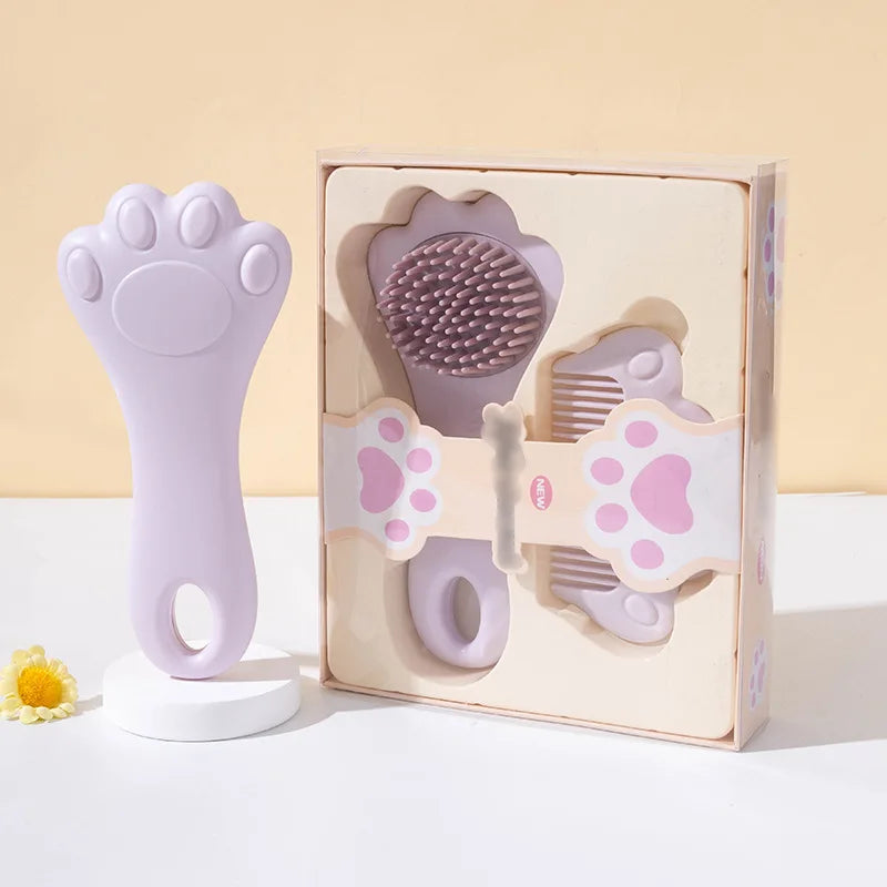 Gentle Baby Hair Wash Brush Set | Soft Bristle Scalp Massager
