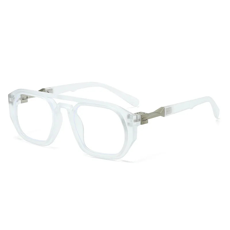 Transparent Square Computer Glasses for Blue Light Protection