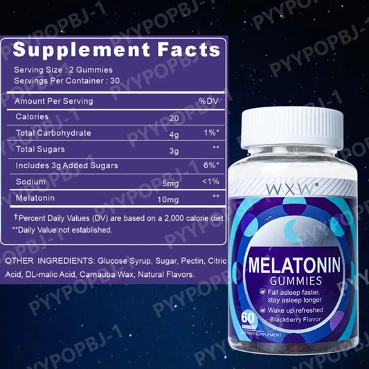 Vegetarian Melatonin Gummies | Sleep-Inducing Natural Support
