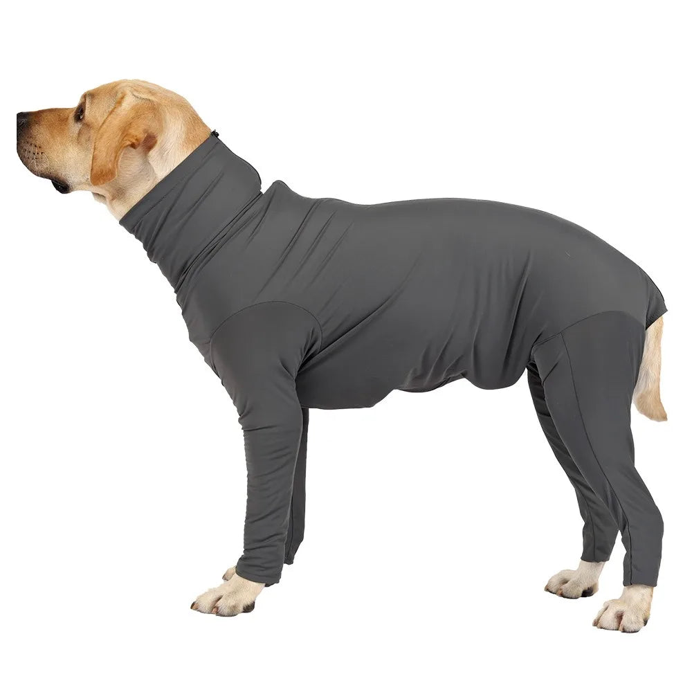 Comfortable Long-Sleeved Dog Jumpsuit | Soft Anti-Shedding Pajamas