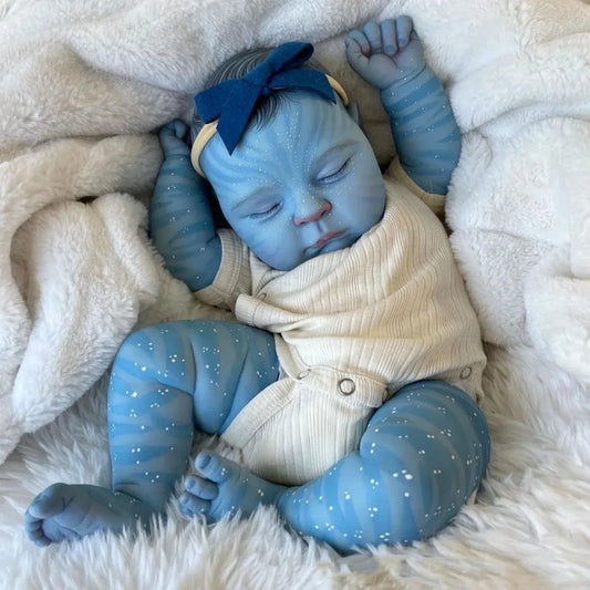 19-Inch Reborn Baby Doll | Realistic Handmade Doll with Veins