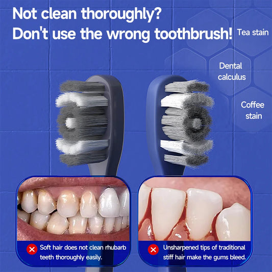 Cepillo de dientes de limpieza bucal completa 360 | Herramienta de blanqueamiento definitiva