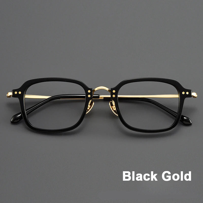 Ultra-Light Retro Square Frame Glasses | Stylish Eyewear for Trendsetters