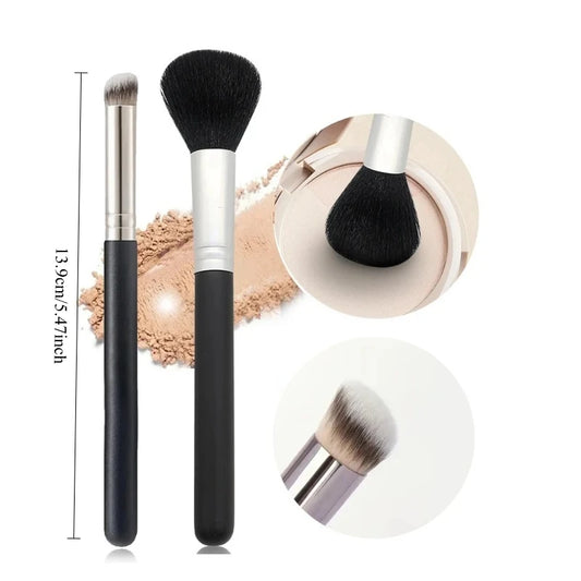 Brocha Redonda para Corrector | Herramienta de Aplicación de Maquillaje de Precisión