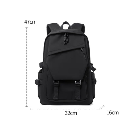 Versatile Solid Color Backpack for Travel and Commuting