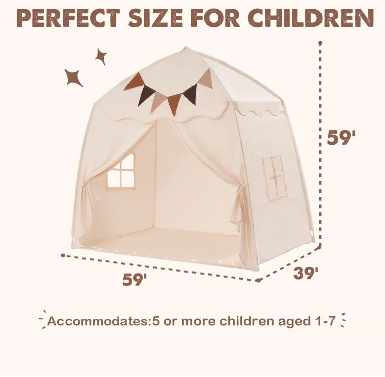 Kids Play Tent Castle | Indoor Outdoor Playhouse for Children