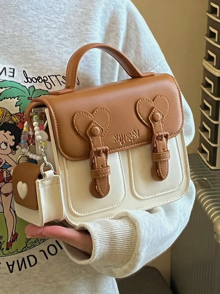 Fashionable Color Contrast Crossbody Bag for Women | Stylish Shoulder Bag