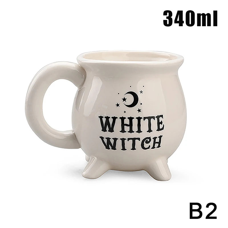 Halloween Wizard Magic Jar Ceramic Mug | Unique Decorative Cup
