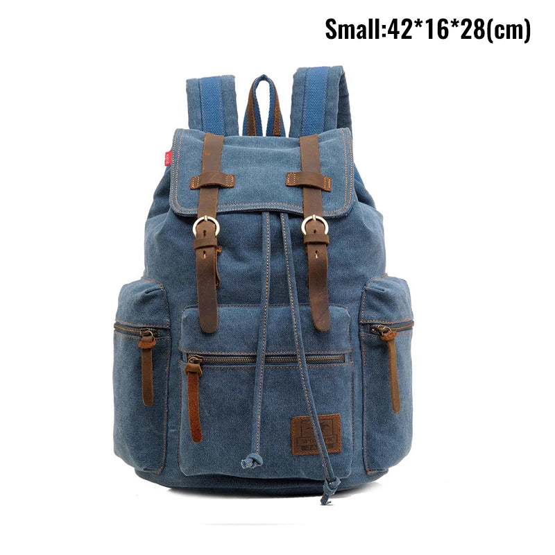 Vintage Canvas Men's Backpack | Stylish 14 Inch Laptop Bag
