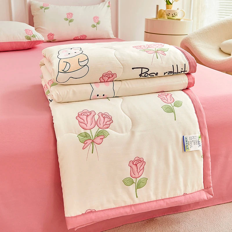 Summer Thin Duvet | Soft Printed Comforter for All Sizes