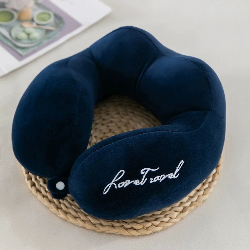 Comfortable U-Shaped Neck Pillow for Travel | Soft Support Cushion