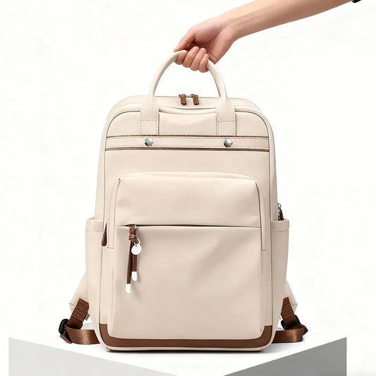 Mochila elegante para portátil de mujer | Ideal para viajes y para ir al trabajo