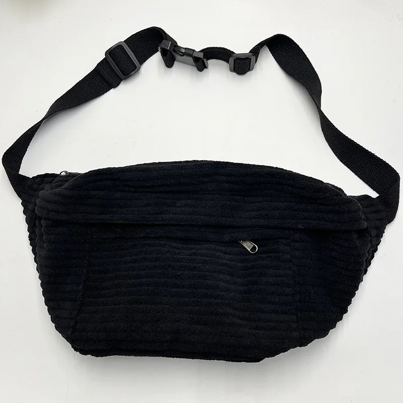 Large Capacity Casual Waist Bag | Stylish Crossbody Phone Purse