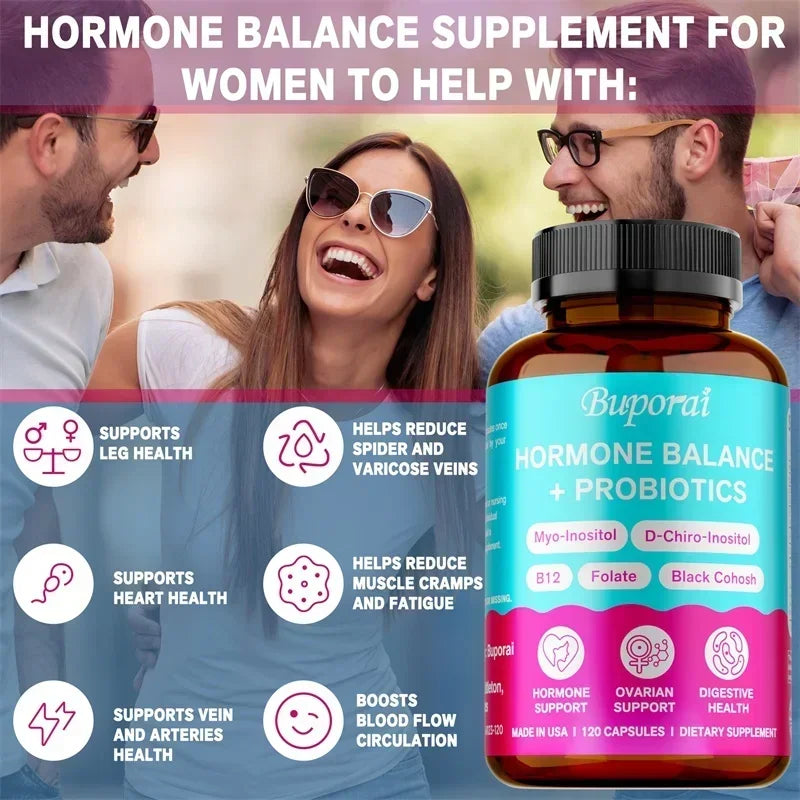 Hormone Balance + Probiotics | Supports Women’s Health & Ovarian Function