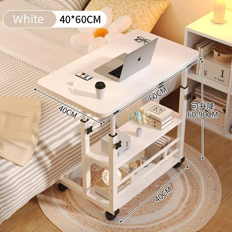 Adjustable Laptop Desk with Wheels | Portable Study Table