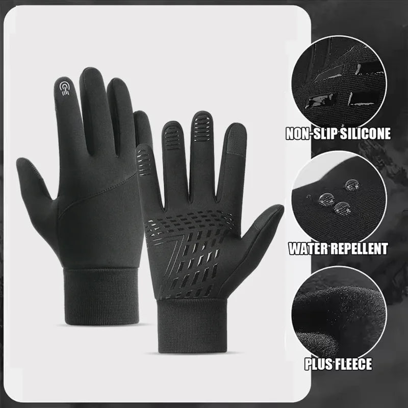Warm Windproof Touch Screen Cycling Gloves for Autumn & Winter