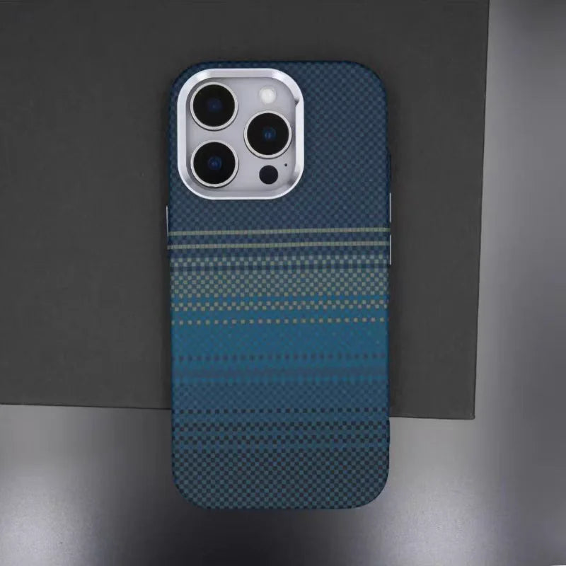 Luxury Carbon Fiber MagSafe Phone Case for iPhone Pro Max Models
