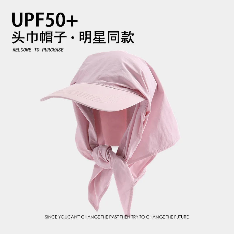 Versatile Solid Color Headscarf Caps | Spring Summer Sun Hat