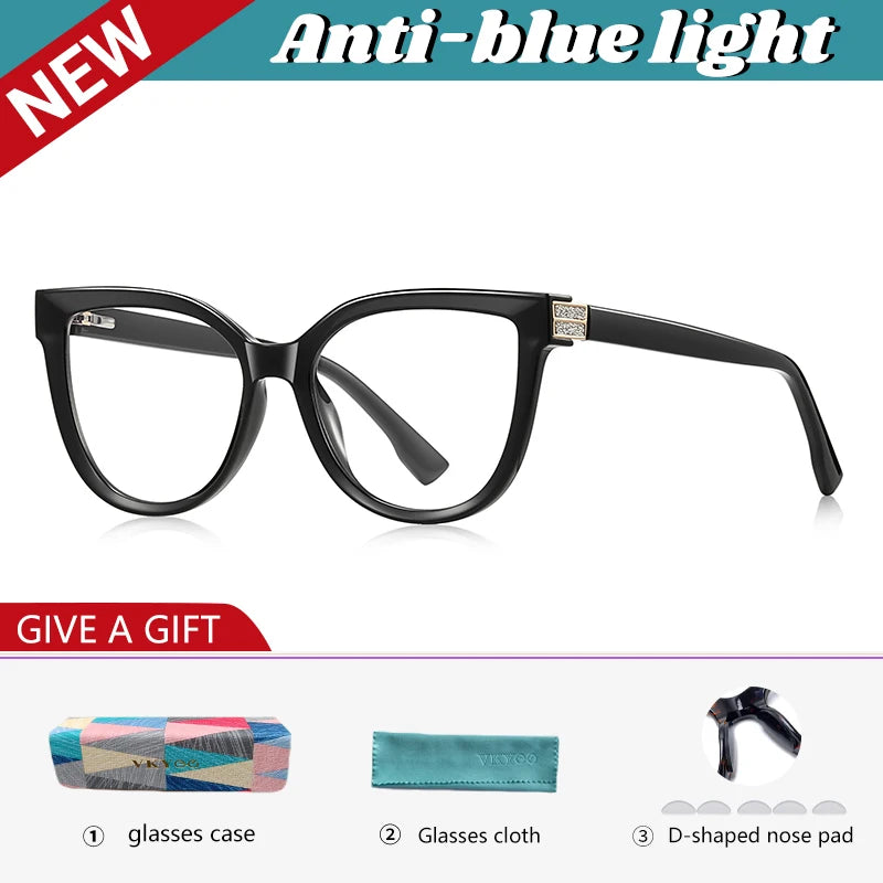 Large Frame Cat's Eye Butterfly Reading Glasses for Women | Stylish Design