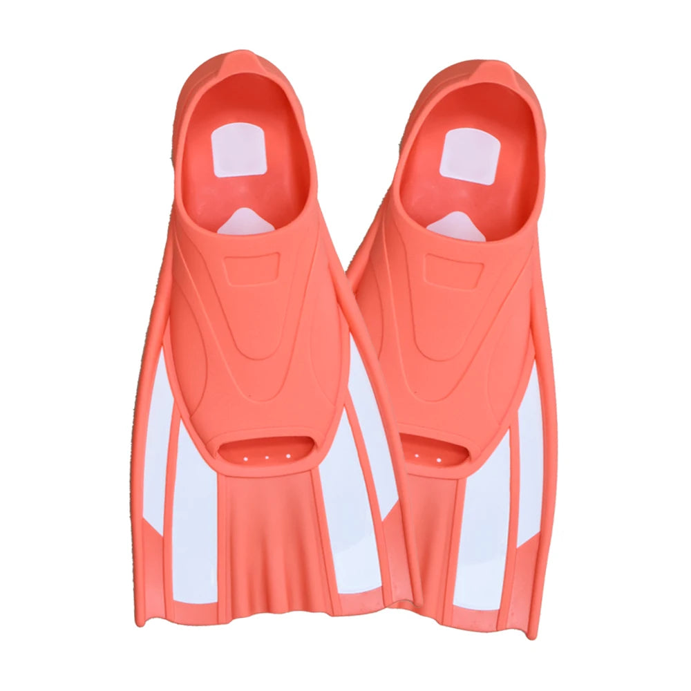 Adult Silicone Short Swim Flippers for Snorkeling & Diving