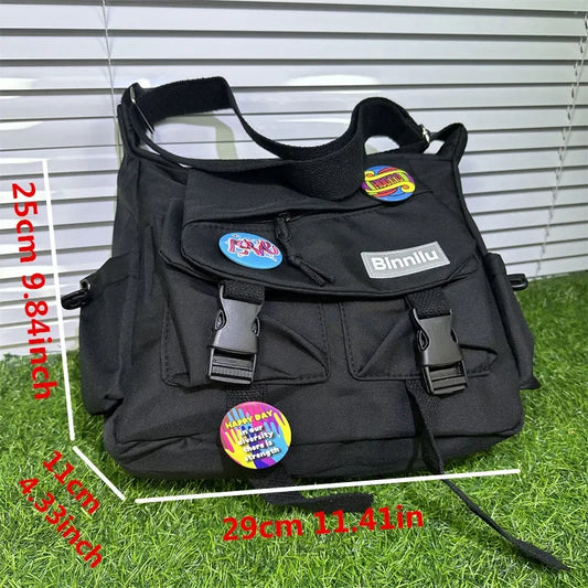 Youth Men's Crossbody Shoulder Bag | Trendy Campus Messenger