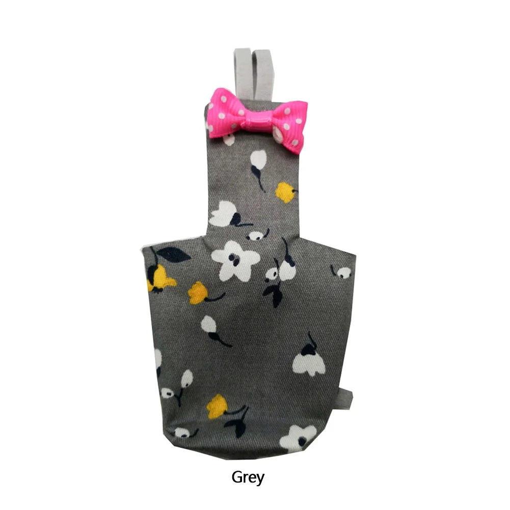 Cute Colorful Fruit Floral Bird Diaper | Washable Pet Flight Suit