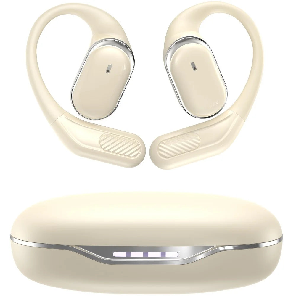 Bluetooth Wireless Earphones with Mic | Comfortable Air Conduction Design