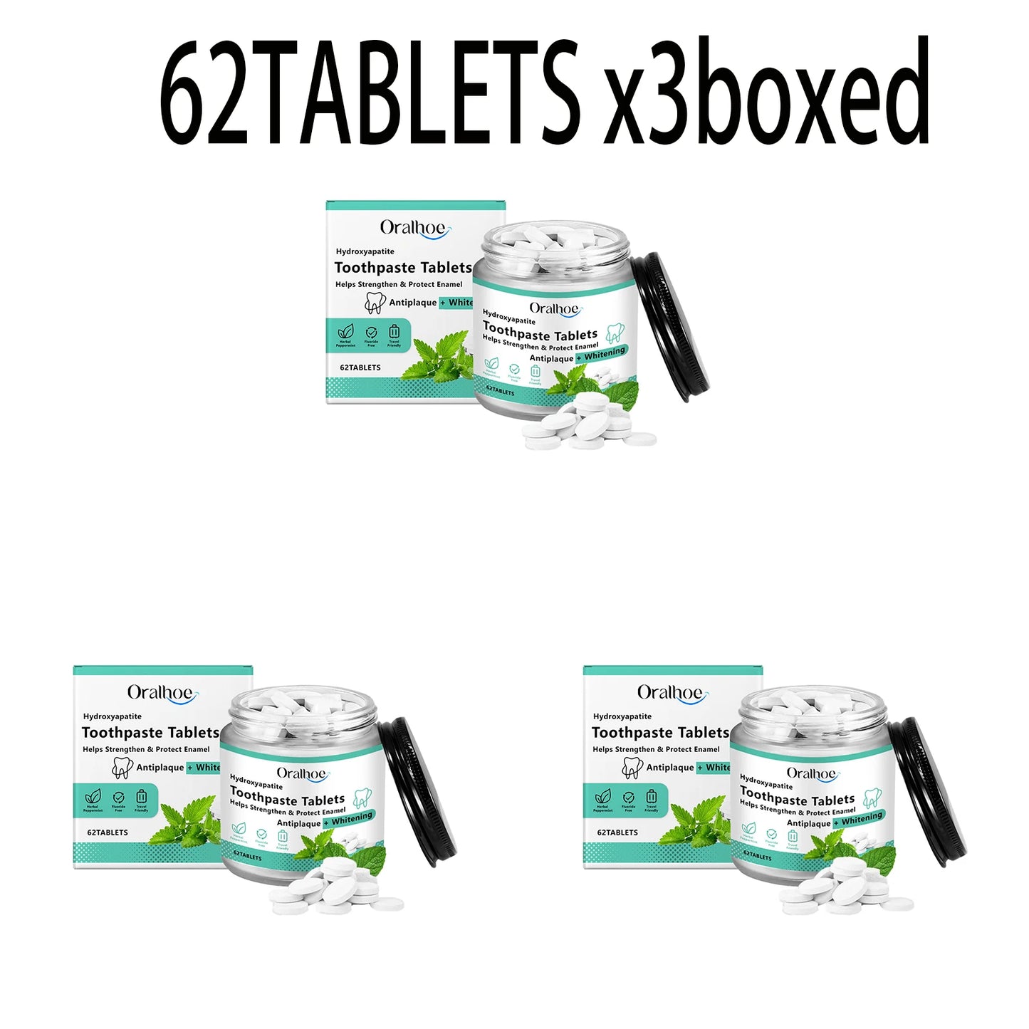 Fresh Mint Toothpaste Tablets | Eco-Friendly Oral Care Solution