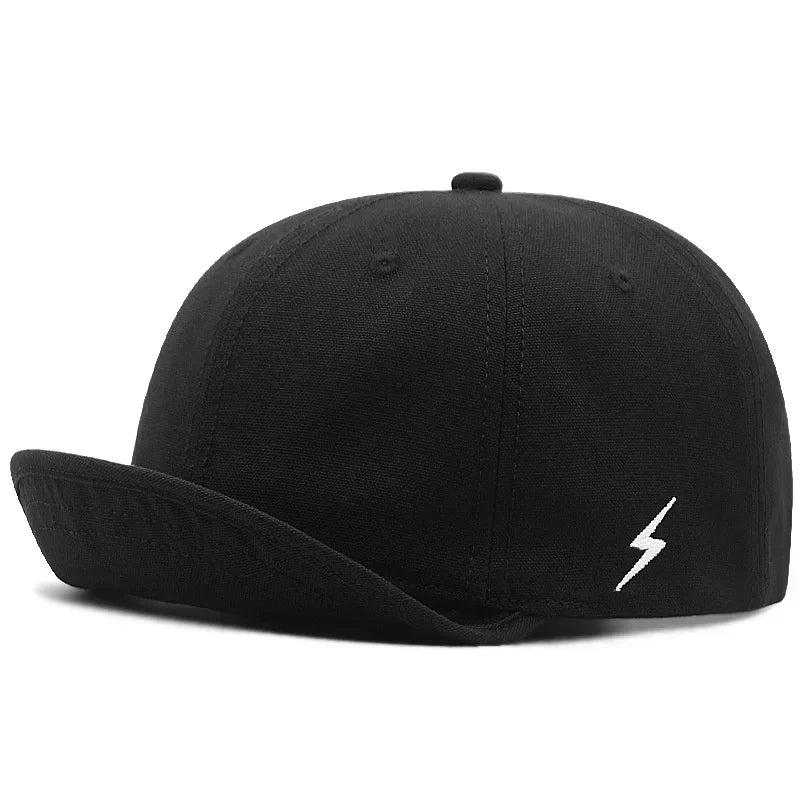 Large Head Up-turn Peak Hiphop Snapback Hat | Unisex Adjustable Cap