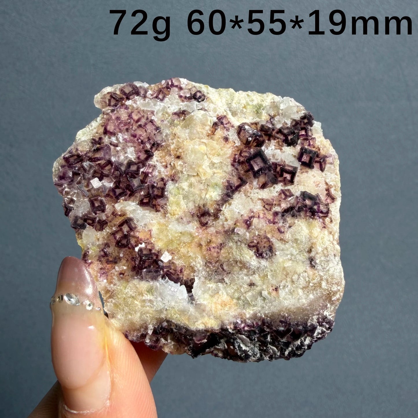 Natural Raw Inner Mongolia Fluorite Healing Teaching Collection Gift Home Decor