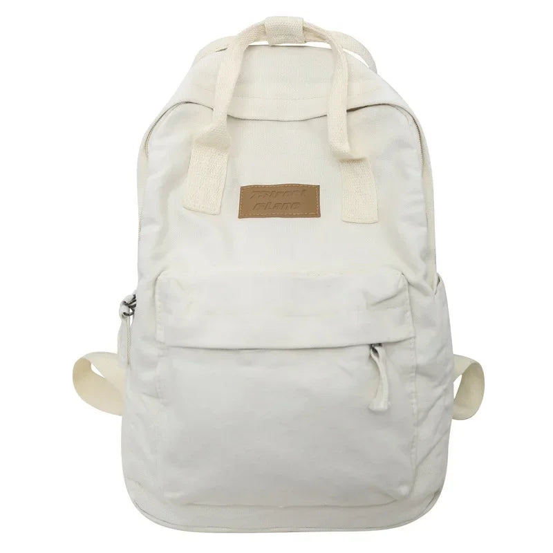 Large Capacity Vintage Canvas Backpack | Stylish Travel Knapsack