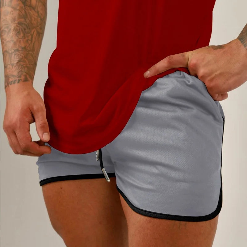 Men's Quick Drying Breathable Mesh Fitness Shorts for Summer