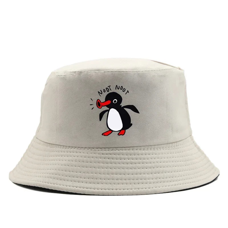 Reversible Summer Penguin Bucket Hat for Men & Women | Sun Protection