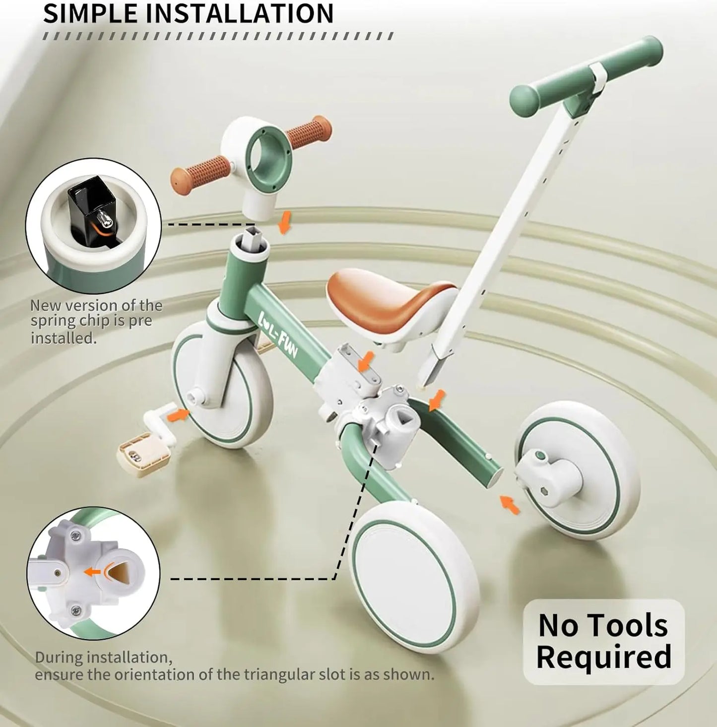 5-in-1 Toddler Tricycle | Versatile Balance Bike for Kids