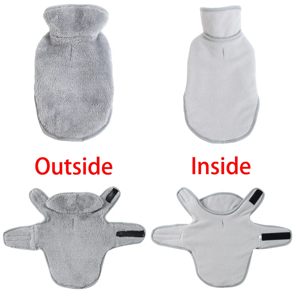 Abrigo Reversible y Acogedor para Gato | Chaleco Cálido de Lana para Mascotas para el Invierno
