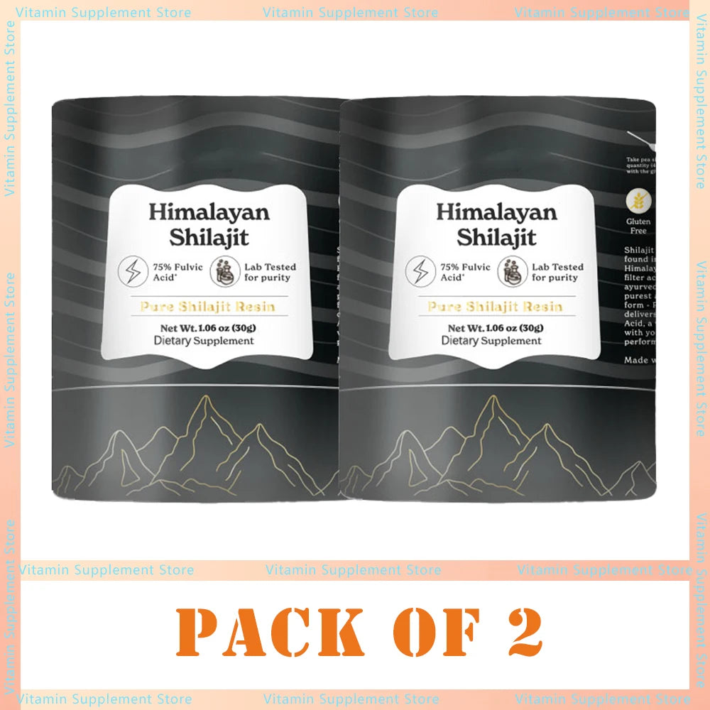 High Potency Pure Himalayan Shilajit Resin | Boost Stamina & Health