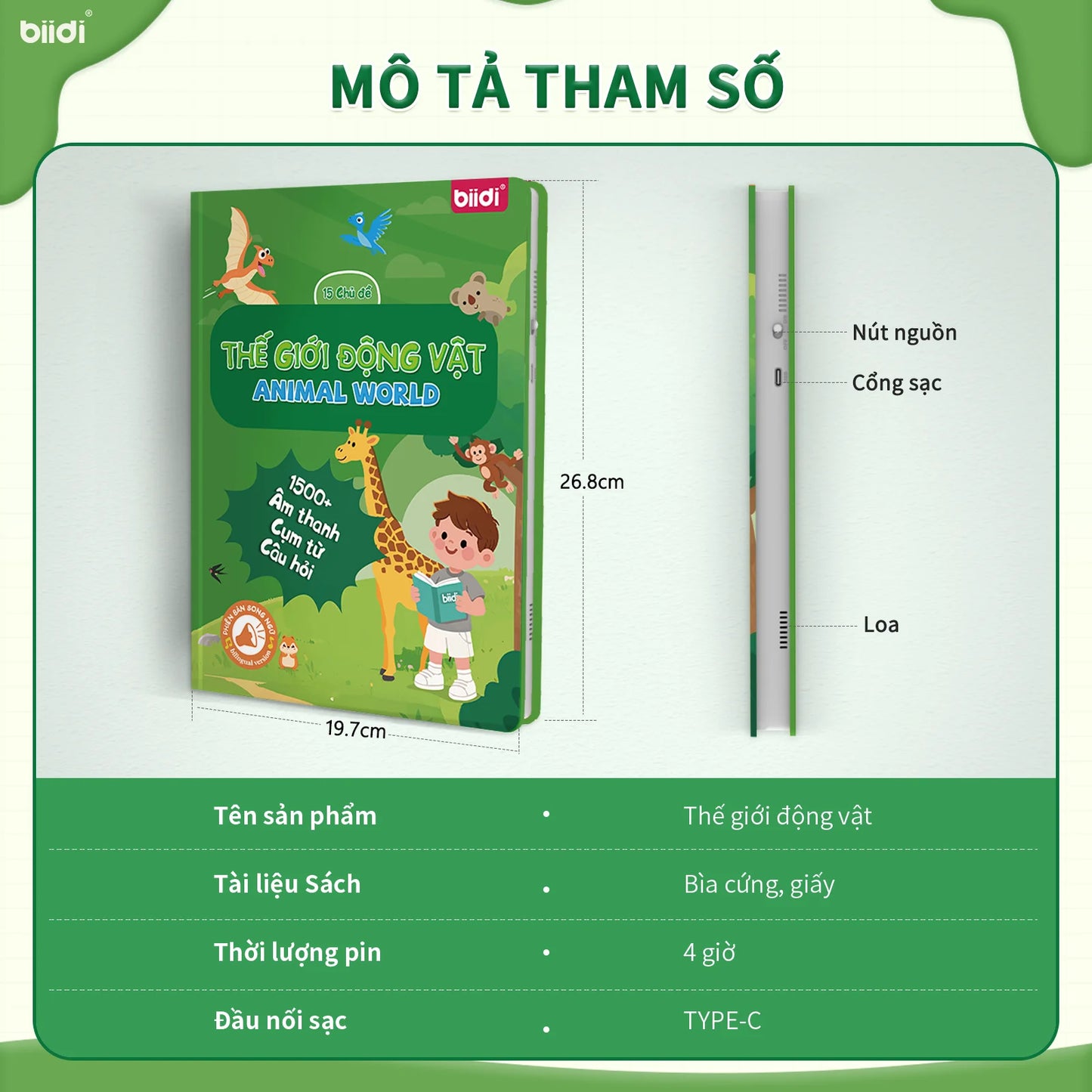 Children's Educational Toy Bilingual English Vietnamese Talking Book Smart Plaything Interactive Storybook Learning Fun