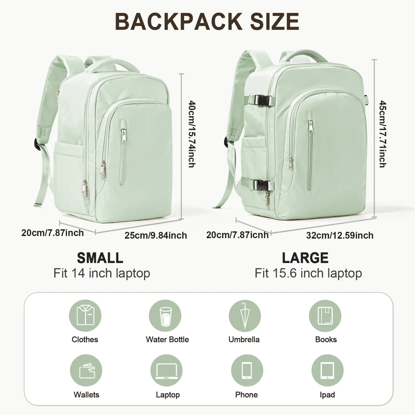 Large Capacity Travel Backpack for Men & Women | Versatile Carry-On